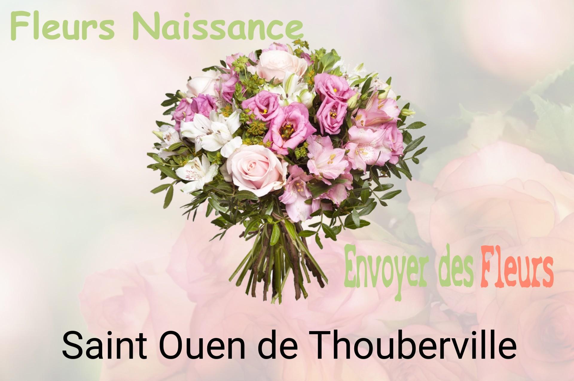 Bouquet de fleurs de naissance livré à Saint-Ouen-de-Thouberville