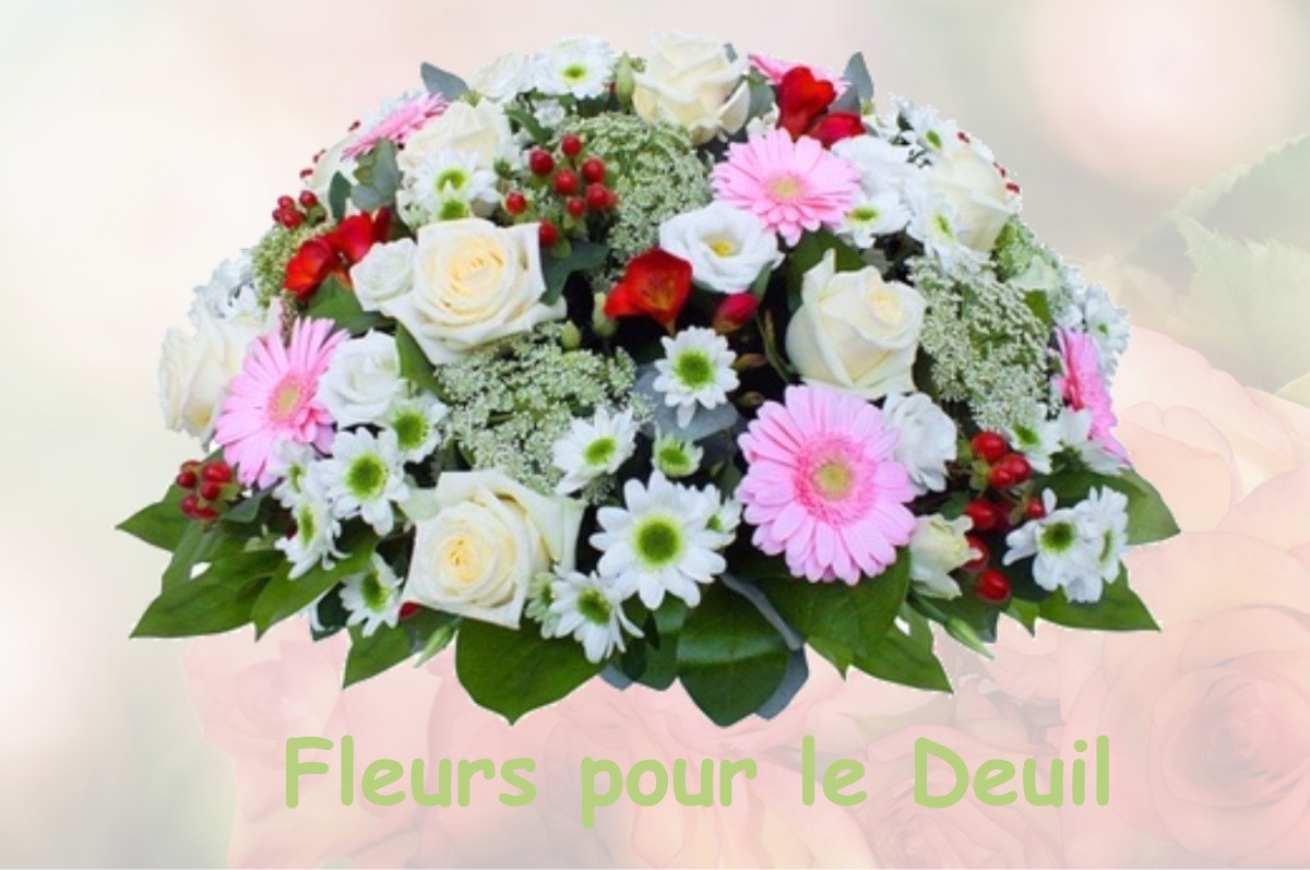 fleurs deuil SAINT-OUEN-DE-THOUBERVILLE